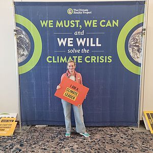 Mareike Eckhardt darf sich nun "Climate Reality Leader" nennen. Foto: privat
