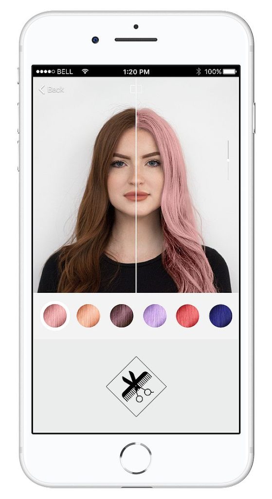 Haarfarben testen App